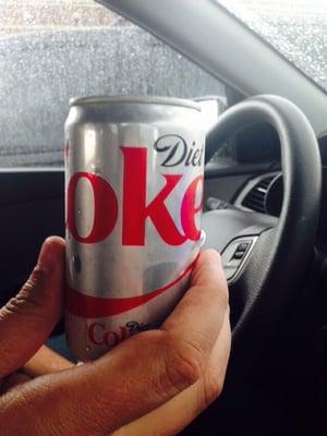 Ha! They have mini diet cokes!