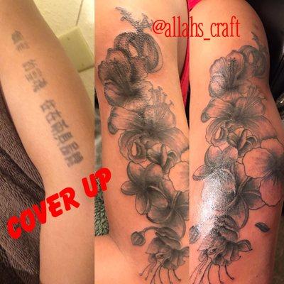 Cover up tattoo