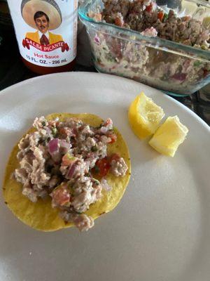 Fresh Tuna home made ceviche