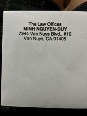 Nguyen-Duy Minh Attorney At Law