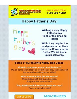 Happy Father's Day from NTG Richardson!!