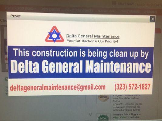 Delta General Maintenance