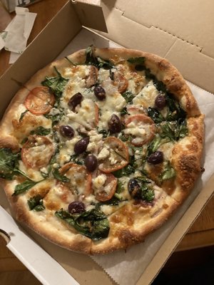 Greek pizza