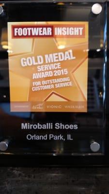 Congratulations Orland Park Staff on The 2015 Gold Medal Service Award