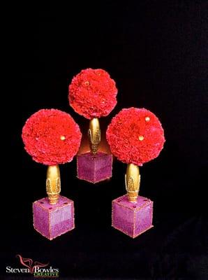 Centerpieces for "An Evening In Morocco" Designed by Steven Bowles Creative.