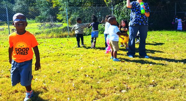 Enjoying some outdoor play!