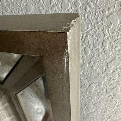 Scratched and damaged corner