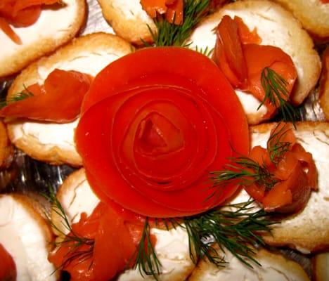 Salmon Crostini