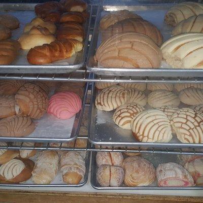 Lil glance at the yummy bread Alejandra bakes.It's getting cold n soon time for some hot coco or café con leche wz some yumm bread.