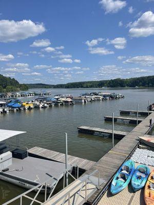 Off the deck view