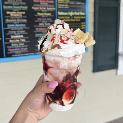 Banana Split Sundae