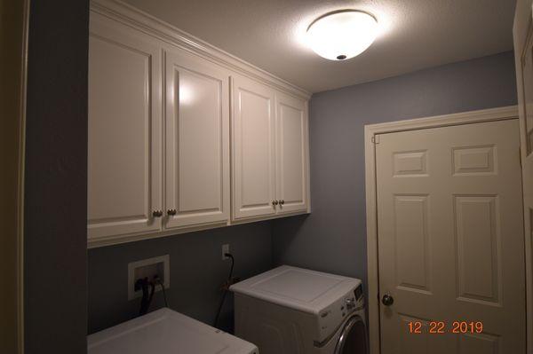 Laundry cabinets