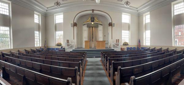 Inside the sanctuary