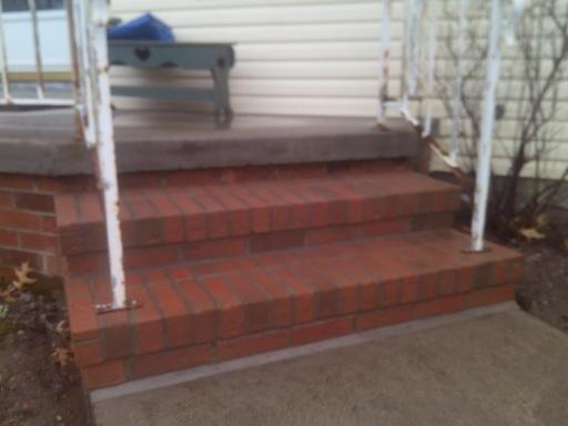 brick steps