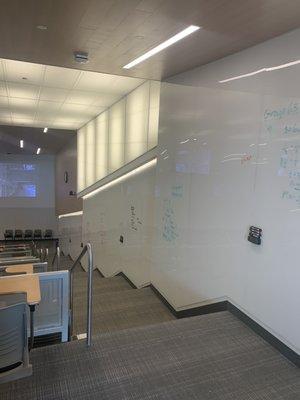 A lecture hall on the first floor