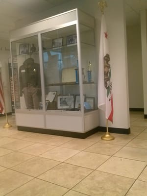 Nice display of the Police Dept history.