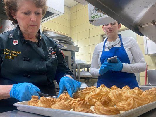 Choux pastry class x Chef Idalee