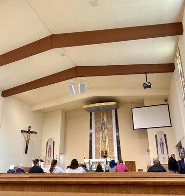 Main Altar inside the church!