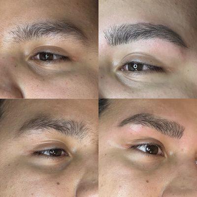 Brow shaping + tinting