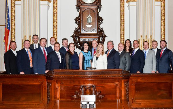 Owner Suzette Blackburn at the New York Stock Exchange.