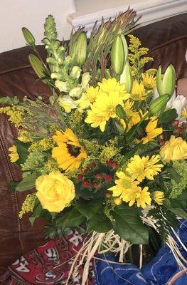 Yellow Arrangement-"Really Like Them"