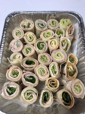 Ham & cheese wraps rolls