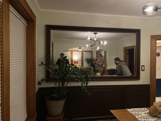 Large mirror - after