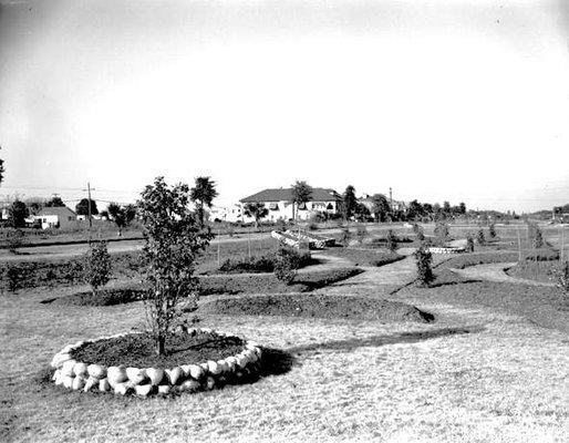 The Sunken Gardens on Canal Boulevard was a Works Progress Administration project in the 1930s abandoned in the '60s, was restored in 1980's