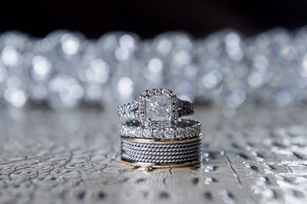 Our gorgeous wedding rings