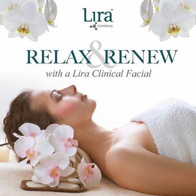 Offering Lira Clinical custom facials and corrective treatments.