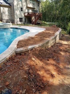 Retaining wall backfill