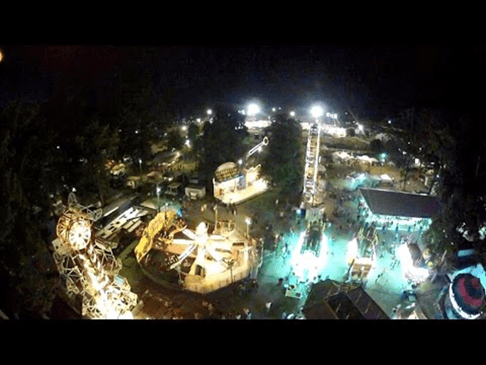 The Clarke County Fair from the Cliff Hanger Ride! What an awesome picture! I don't know who took it but well done!!