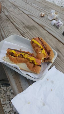 Coney dogs with excellent carmelized onions