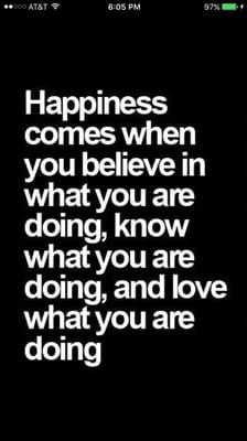 Appreciate your thoughts and actions and be happy, for tomorrow is not guaranteed