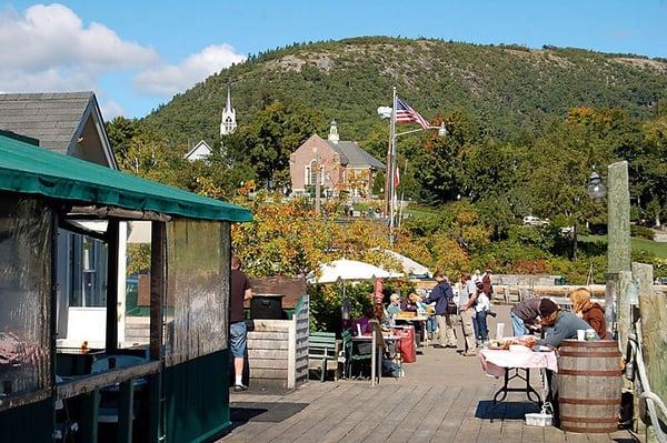 The harbor office.