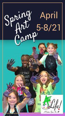 Spring Art Camp! April 5-8/21