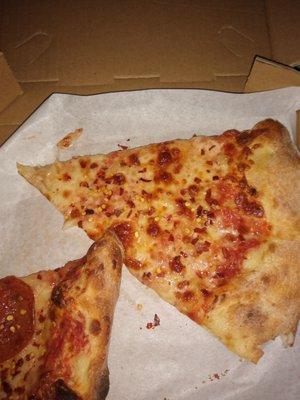 Pizza slices