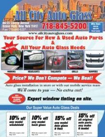 call and mention this add an recieve huge discount on any auto part or glass