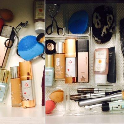 Before & After - Make-up Drawer