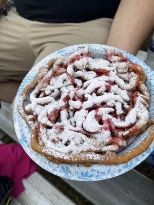 Funnel cake for $15.00. It was a waste of money.