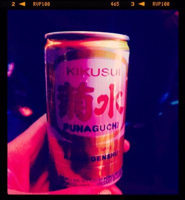 Love this little bar and its sake in a can!