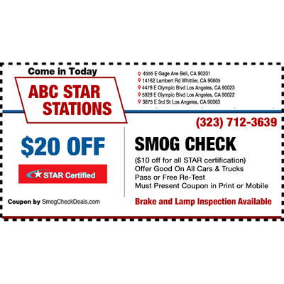 Discount Smog Check