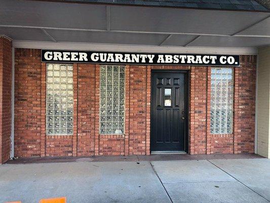 Greer Guaranty Abstract