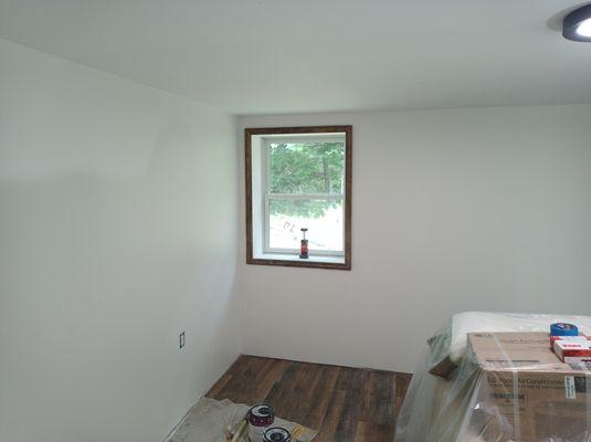 Drywall finished primer and paint