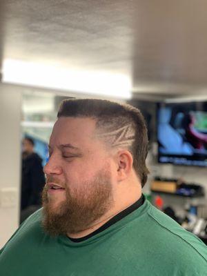 "Mullets for mental health" Barber: Matt