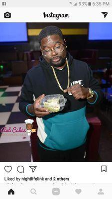 Comedian Lil Rel likes our Key Lime Cake Slices