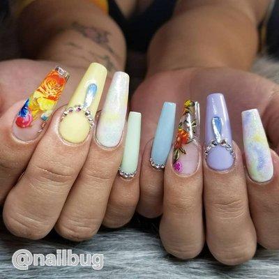 Gel-X fullset with art