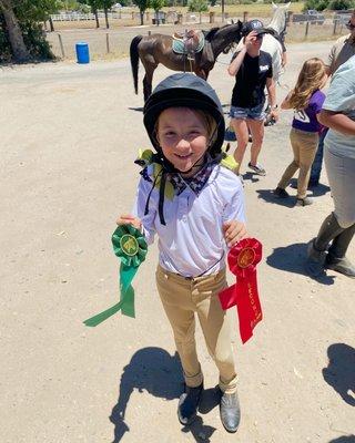 Success at the horse show!