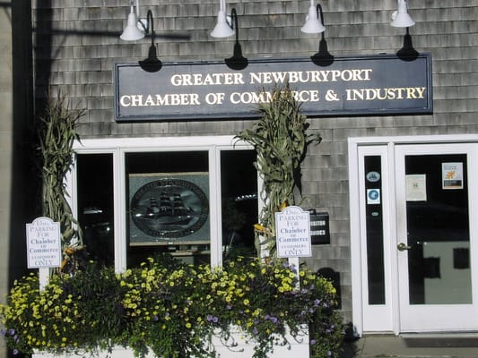 The Chamber office is located at 38 R Merrimac Street in Newburyport.