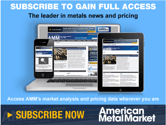 Subscribe to AMM for full access to metals industry news and pricing